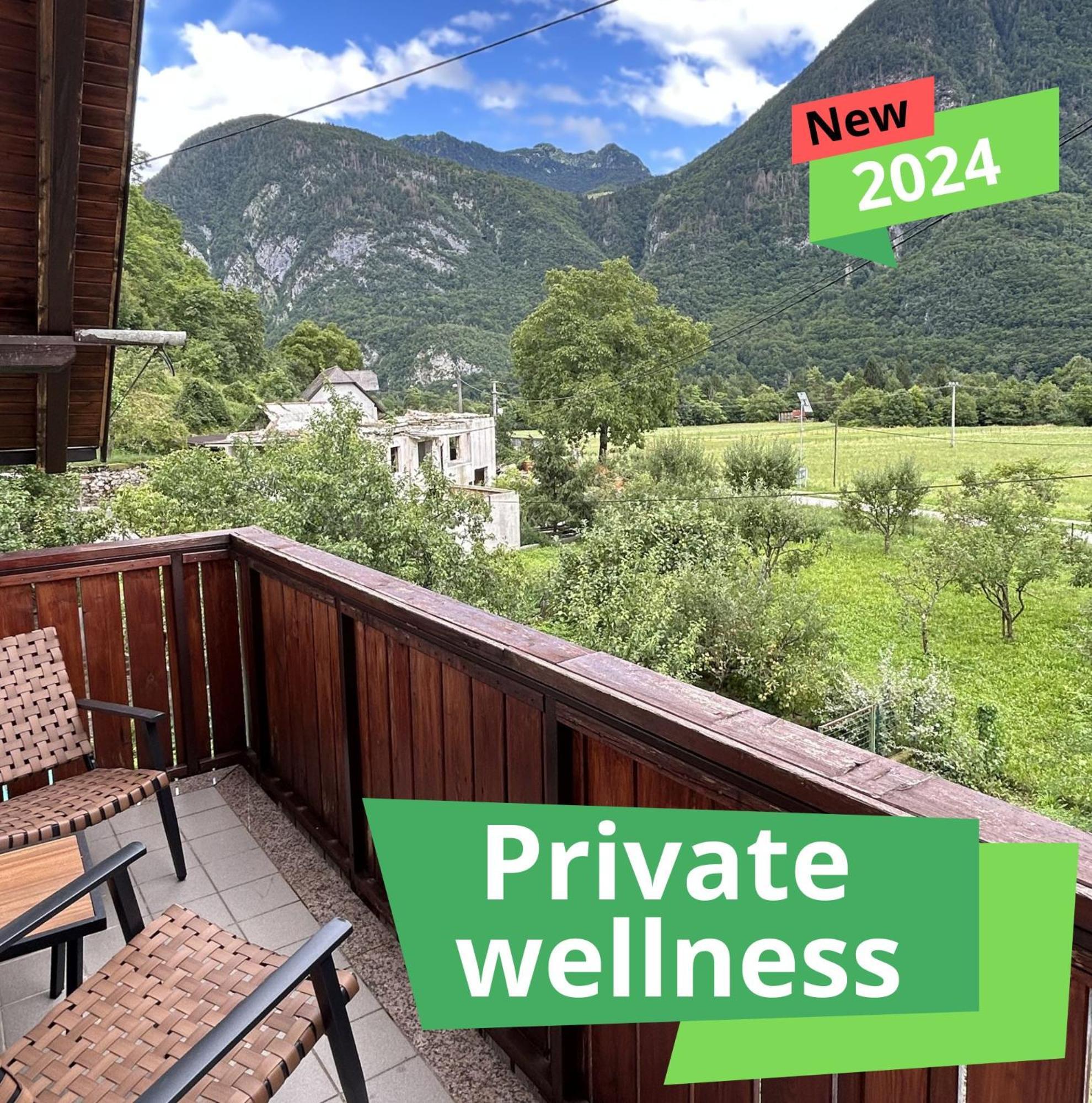 Apartments & Wellness Kal Koritnica Bovec Buitenkant foto